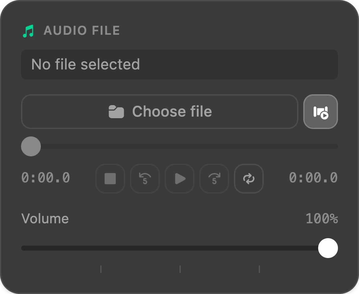 Audio File node — Splitwave audio routing