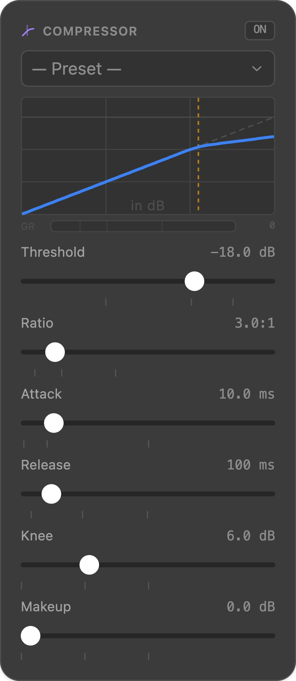Compressor node — Splitwave audio routing