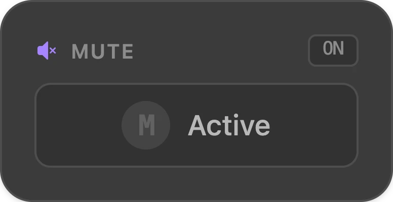 Mute node — Splitwave audio routing